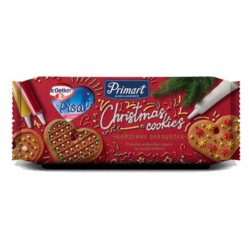 PRIMART PIERNIKOWE SERCA KORZENNE + PISAKI CUKROWE 211g