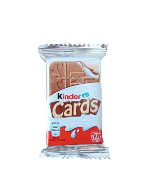 KINDER CARDS WAFELEK KAKAOWO - MLECZNY 25,6 g