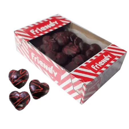 GIBAR PIERNIK SERDUSZKA Z NADZIENIEM MORELOWYM W POLEWIE 500g