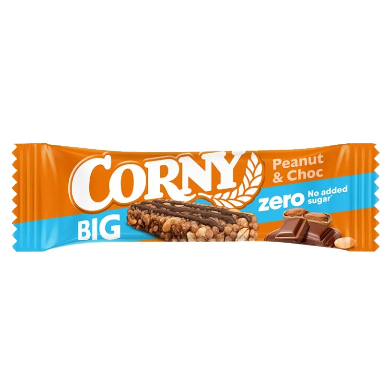 CORNY BIG BATON ZBOŻOWY PEANUT & CHOC Z ORZESZKAMI BEZ CUKRU 40g