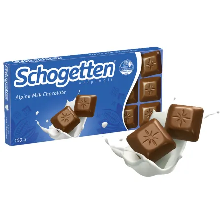 SCHOGETTEN ALPINE MILK CZEKOLADA MLECZNA 100g