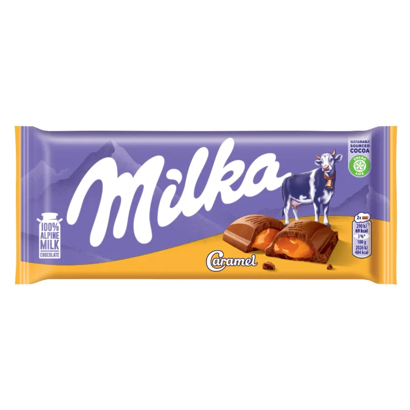 MILKA CARAMEL CZEKOLADA KARMELOWA 100g