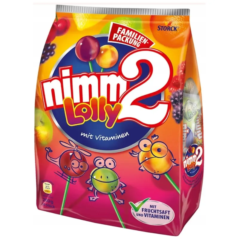 NIMM2 LIZAKI LOLLY OWOCOWE 10g x 20szt