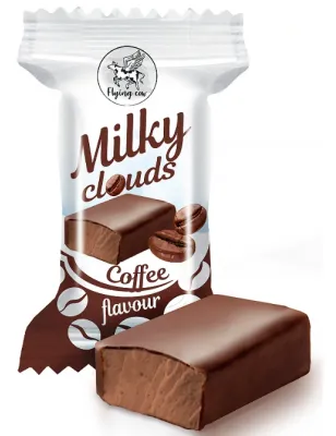 MLECZNA CHMURKA PIANKA KAWOWA W POLEWIE KAKAOWEJ  1KG ABK