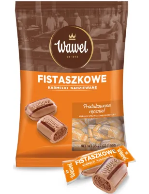 WAWEL FISTASZKOWE KARMELKI NADZIEWANE 1kg
