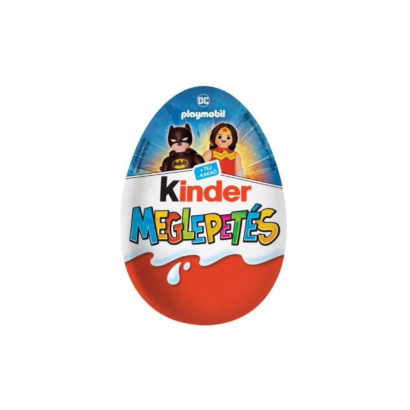 JAJKO KINDER NIESPODZIANKA KINDER SURPRISE SERIA DC Playmobil 20g