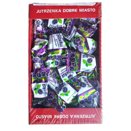 ŚLIWKA W CZEKOLADZIE O SMAKU CYNAMONOWYM 1kg  JUTRZENKA DOBRE MIASTO