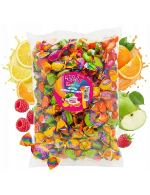 ZOZOLE RAINBOW CUKIERKI NADZIANE GALARETKĄ 1KG  MIESZKO