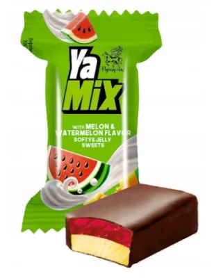 YAMIX PIANKA MELONOWA Z GALARETKĄ ARBUZOWĄ 1kg FLYING COW