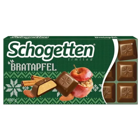 SCHOGETTEN BAKED APPLE CZEKOLADA MLECZNA Z PIECZONYM JABŁKIEM 100G