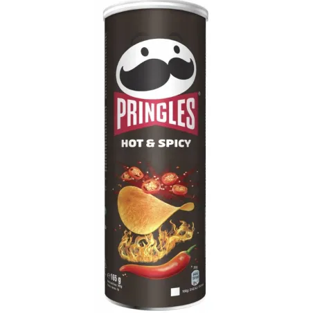 CHPISY PRINGLES  HOT & SPICT O SMAKU OSTRYM I PIKANTNYM 165g