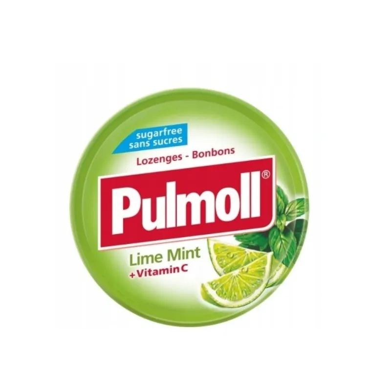 PULMOLL LIME MINT + WITAMINA C BEZ CUKRU 45g