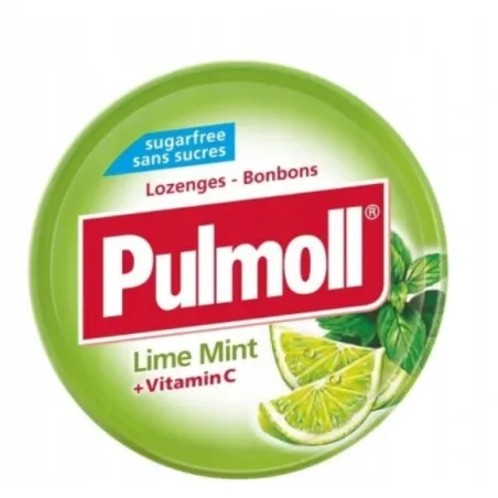 PULMOLL LIME MINT + WITAMINA C BEZ CUKRU 45g