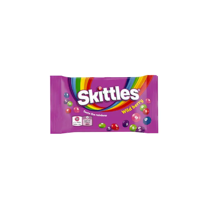 SKITTLES WILD BERRY DZIKIE SMAKI OWOCÓW JAGODOWYCH 38g