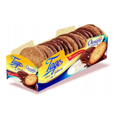 TAGO DE LUX CIASTKA OWSIANE Z CZEKOLADĄ  210g