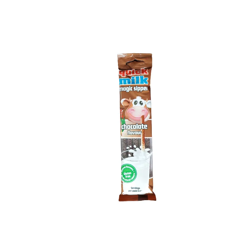 QUICK MILK SŁOMKI DO MLEKA CZEKOLADOWE 30g