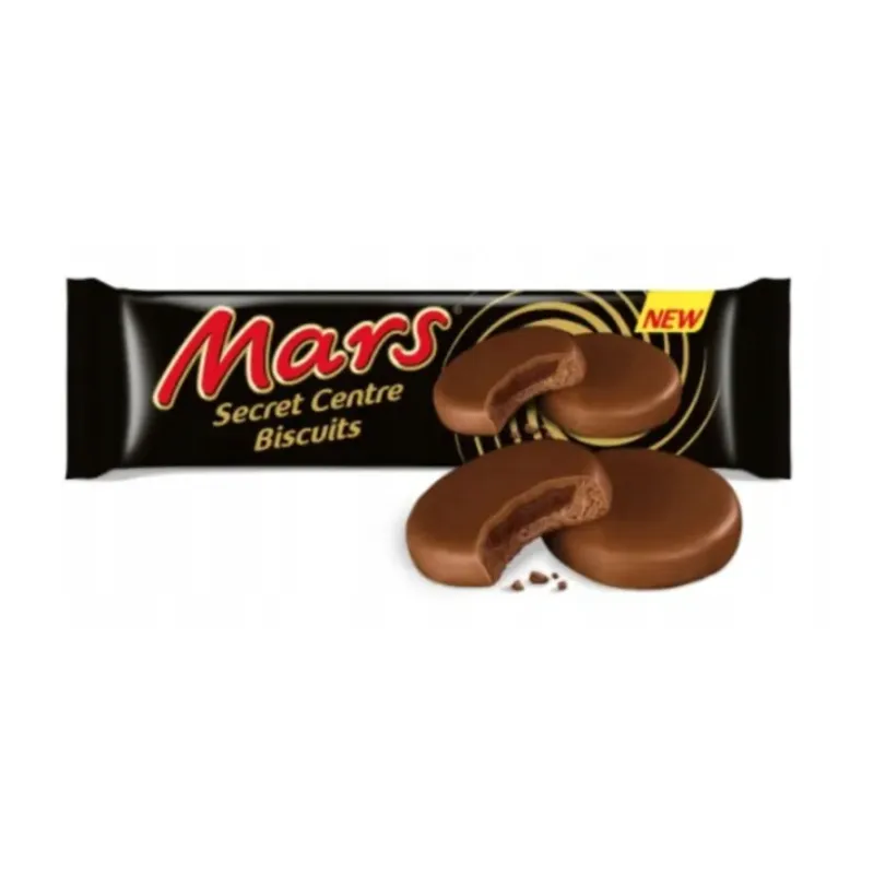 MARS SECRET CENTRE BISCUITS CIASTECZKA Z KARMELEM W CZEKOLADZIE 132g