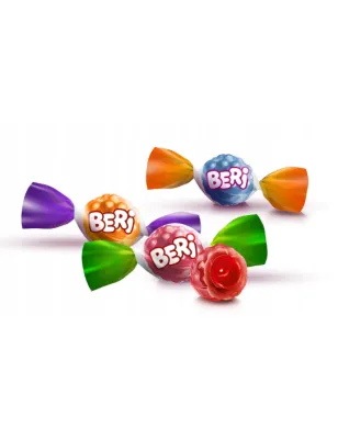 ROSHEN BERI TWARDE CUKIERKI Z NADZIENIEM OWOCOWYM 1kg