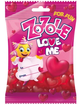 MIESZKO ZOZOLE LOVE ME ŻELKI O SMAKU TRUSKAWKOWYM 75g