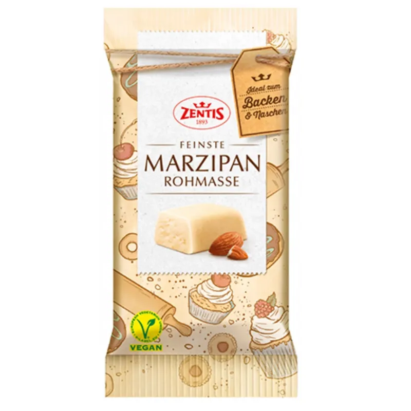 ZENTIS MASA MARCEPANOWA MARZIPAN ROHMASSE VEGAN 200g ZENTIS MASA MARCEPANOWA MARZIPAN ROHMASSE VEGAN 200g