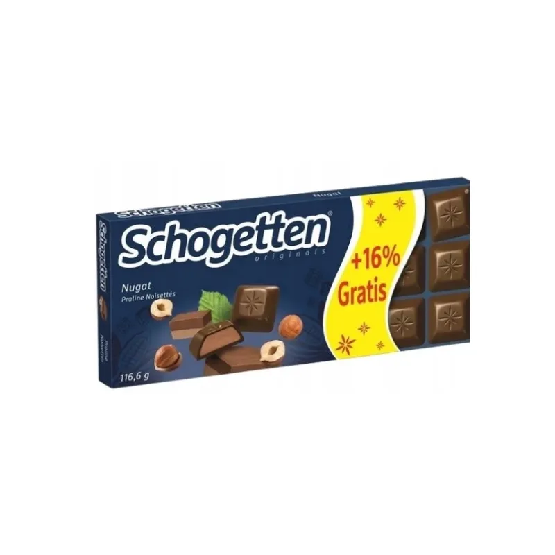 SCHOGETTEN CZEKOLADA PRALINE NOISETTES NUGATOWA 116,6 g
