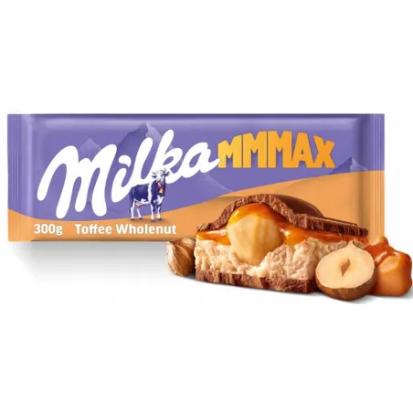 MILKA CZEKOLADA MMMAX TOFFEE WHOLE NUTS 300 g