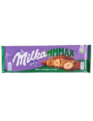 MILKA NUSS & NUGAT CREME 300g CZEKOLADA NUGATOWA Z CAŁYMI ORZECHAMI 300g