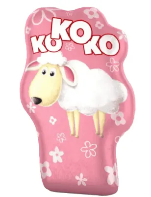 KOKOKO BARANEK / ZAJĄC/ KURCZAK FIGURKA O SMAKU WANILIOWYM W POLEWIE 29g