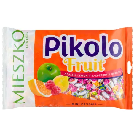 PIKOLO FRUIT APPLE LEMON RASPBERRY ORANGE 1kg MIESZKO