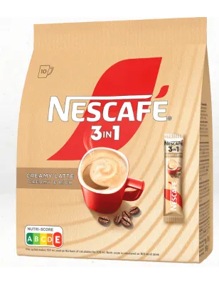NESCAFE 3in1 CREAMY LATTE 10sztx15g