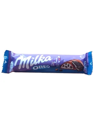 MILKA OREO BATON Z CIASTECZKAMI OREO I KREMEM W CZEKOLADZIE 37g