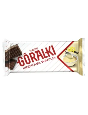 GÓRALKI NAGIE KREMOWA WANILIA WAFELKI 42g