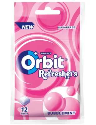 ORBIT REFRESHERS BUBBLEMINT GUMA BEZ CUKRU 26g