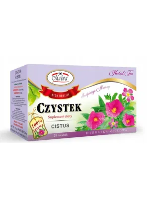 MALWA CZYSTEK HERBATA ZIOŁOWA 40 g SUPLEMENT DIETY