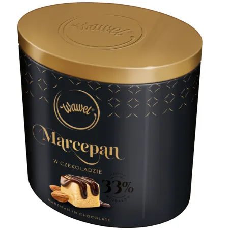 MARCEPAN W CZEKOLADZIE W PUSZCE 200g WAWEL