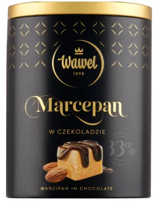 MARCEPAN W CZEKOLADZIE W PUSZCE 200g WAWEL