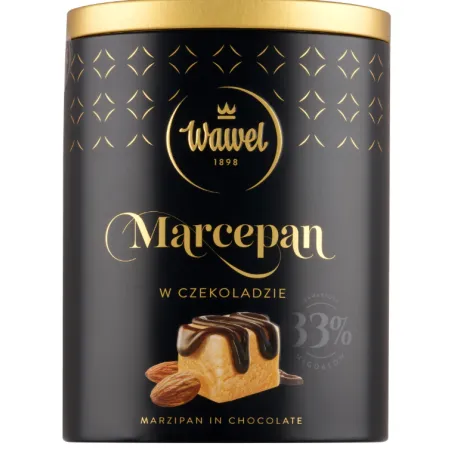 MARCEPAN W CZEKOLADZIE W PUSZCE 200g WAWEL