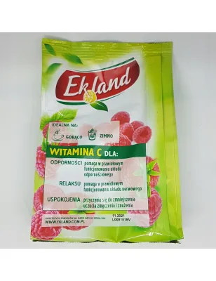 EKLAND MALINOWY – Rozpuszczalny Napój Herbaciany z Witaminą C 300g