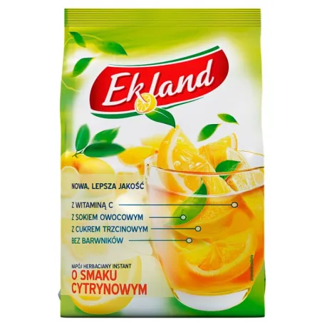 EKLAND CYTRYNOWY – Rozpuszczalny Napój Herbaciany z Witaminą C 300g