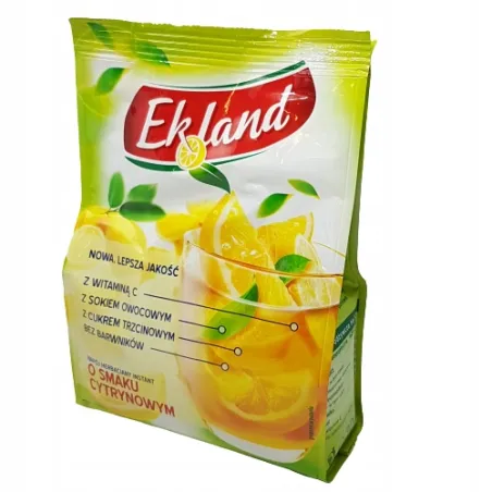 EKLAND CYTRYNOWY – Rozpuszczalny Napój Herbaciany z Witaminą C 300g