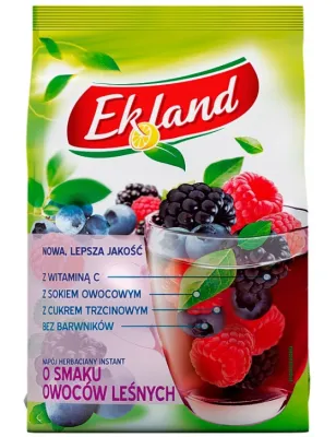 EKLAND OWOCE LEŚNE – Rozpuszczalny Napój Herbaciany z Witaminą C 300g