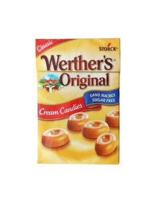 WERTHER'S ORGINAL CUKIERKI BEZ CUKRU 42g