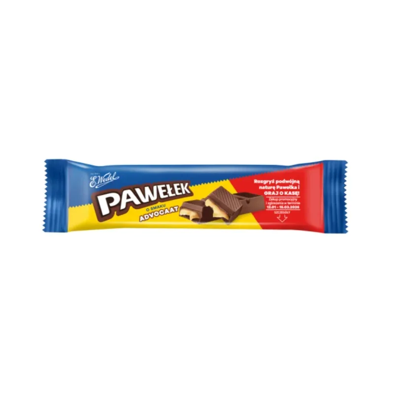 PAWEŁEK ADVOCAT 45g E.WEDEL BATONIK W CIEMNEJ CZEKOLADZIE