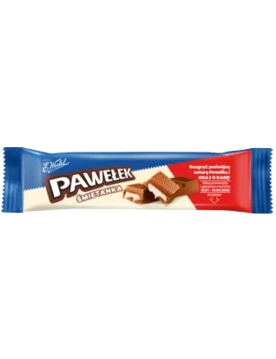 PAWEŁEK ŚMIETANKOWY 45g E.WEDEL BATONIK W MLECZNEJ CZEKOLADZIE