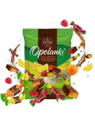 GALARETKI OPOLANKI CUKIERKI O SMAKU OWOCOWYM W CZEKOLADZIE ODRA 1kg