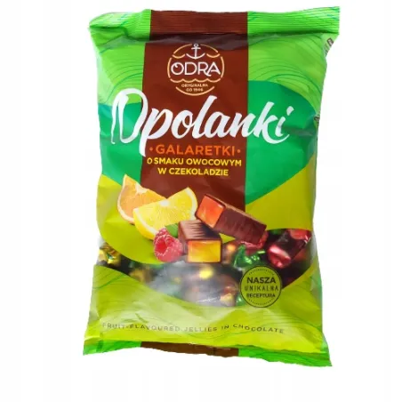 GALARETKI OPOLANKI CUKIERKI O SMAKU OWOCOWYM W CZEKOLADZIE ODRA 1kg