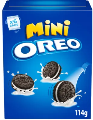 MINI OREO CIASTKA KAKAOWE Z NADZIENIEM O SMAKU WANILIOWYM 114g