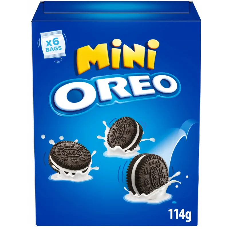MINI OREO CIASTKA KAKAOWE Z NADZIENIEM O SMAKU WANILIOWYM 114g