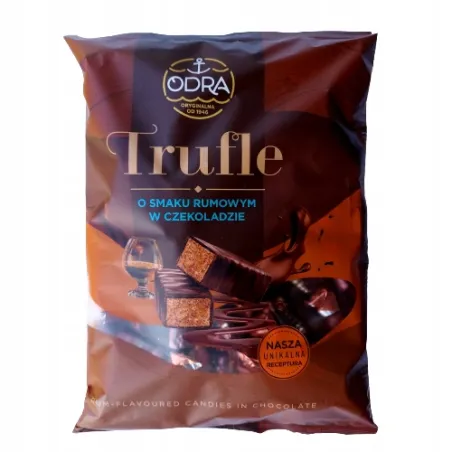TRUFLE ODRA O SMAKU RUMOWYM W CZEKOLADZIE 1KG