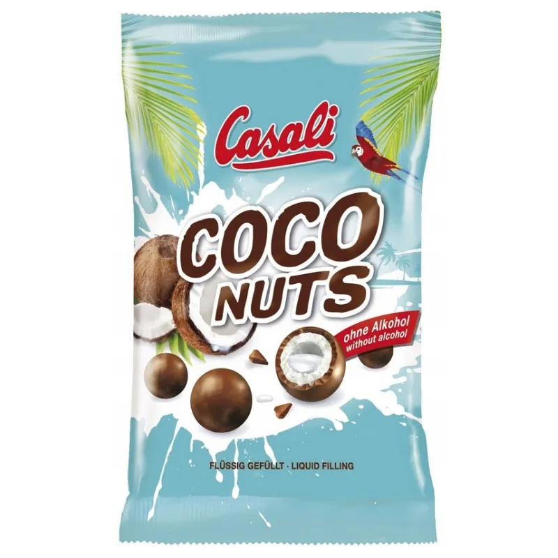 DRAŻE CASALI COCO NUTS Z NADZIENIEM KOKOSOWYM 100G DATA: 2026.05.29